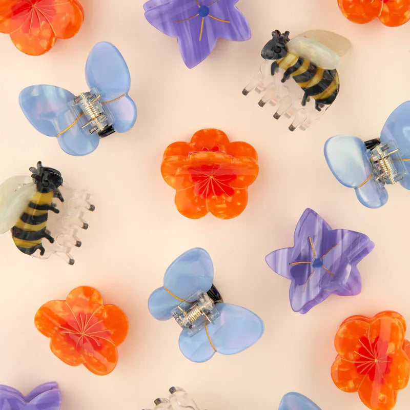 Mini Butterfly Lavender Clip