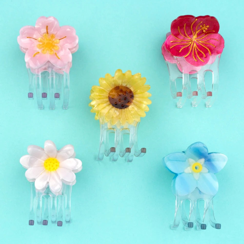 Hibiscus Mini Hair Claw