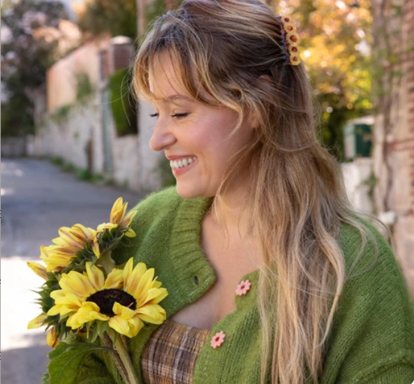 Sunflower Hair Combs Set