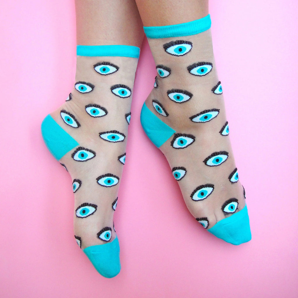 Sheer Eye Socks