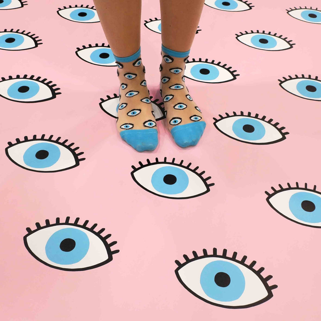 Sheer Eye Socks