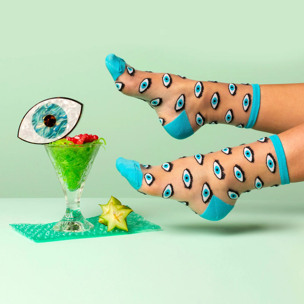 Sheer Eye Socks