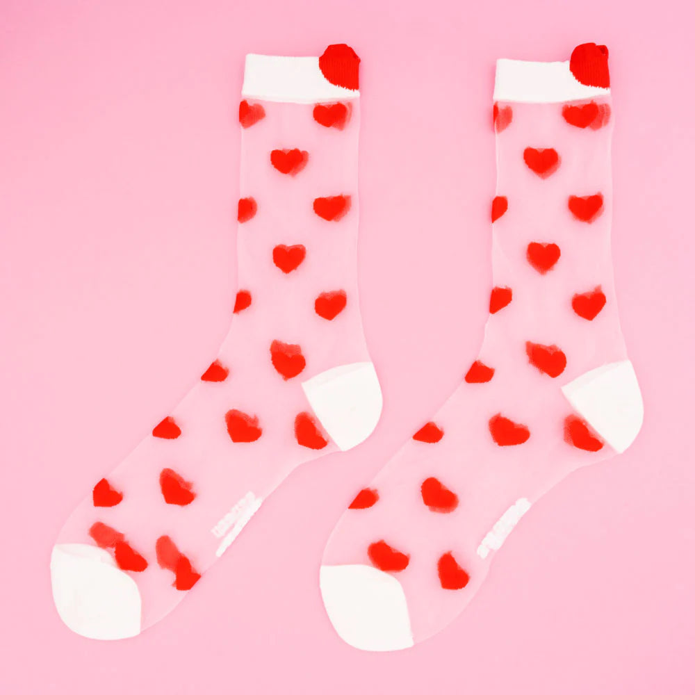 Sheer Heart Socks