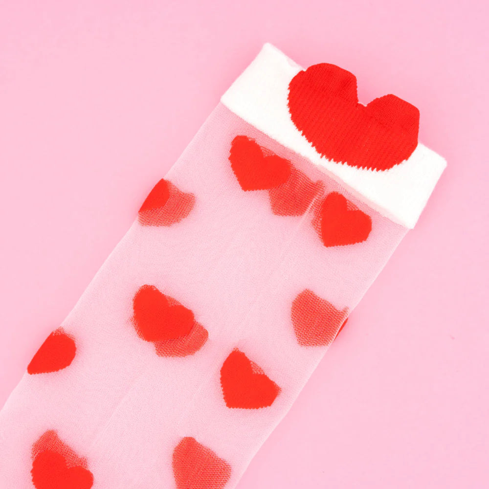 Sheer Heart Socks