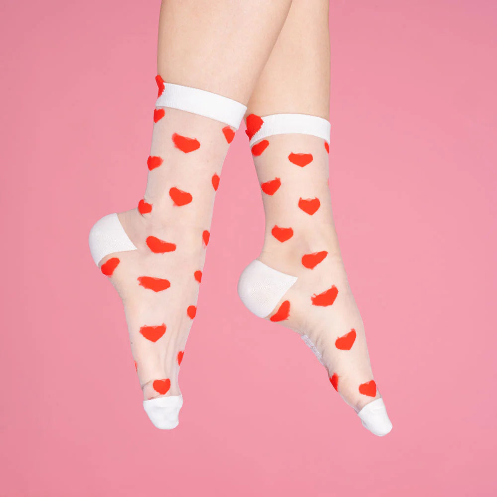 Sheer Heart Socks