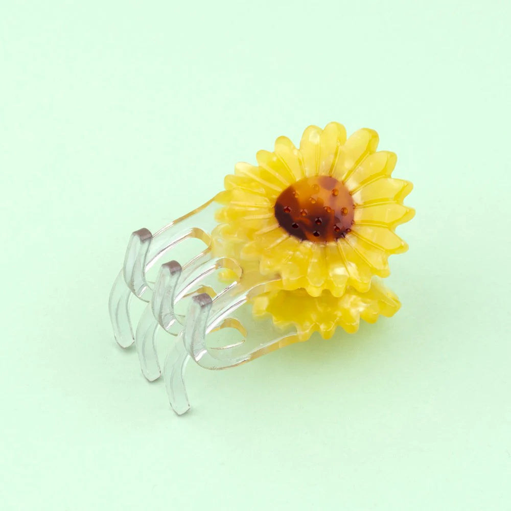 Mini Sunflower Hair Clip