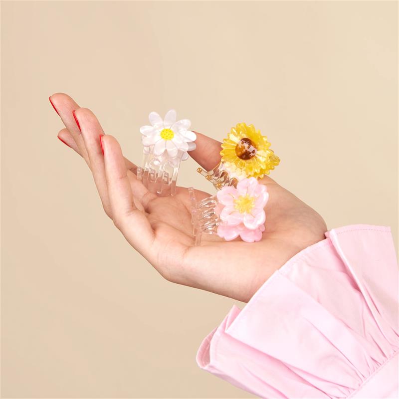Mini Sunflower Hair Clip