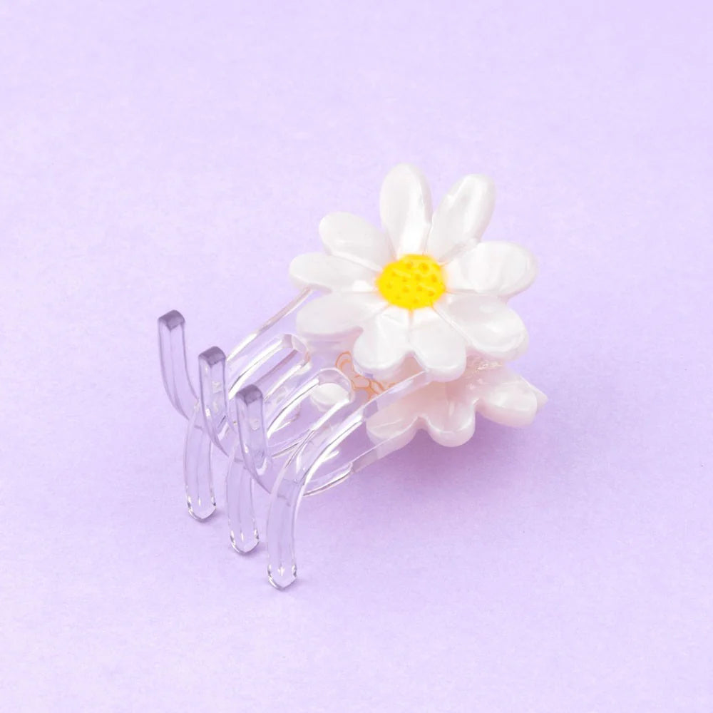 Mini Daisy Hair Claw Set