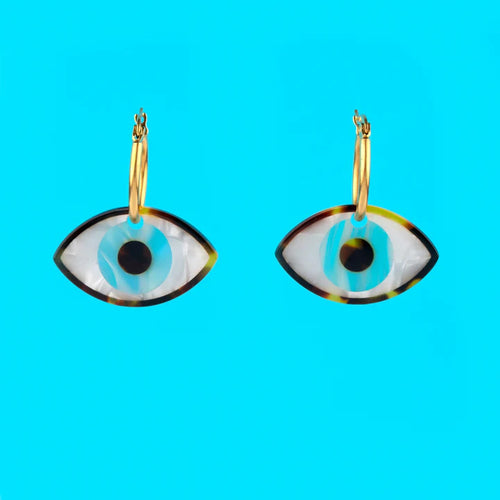 Blue Eye Earrings