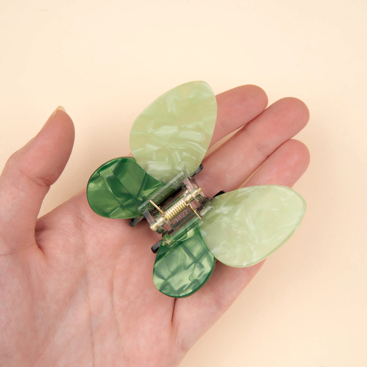Green Butterfly Hair Claw