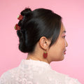 Raspberry Red Mini Hair Claw