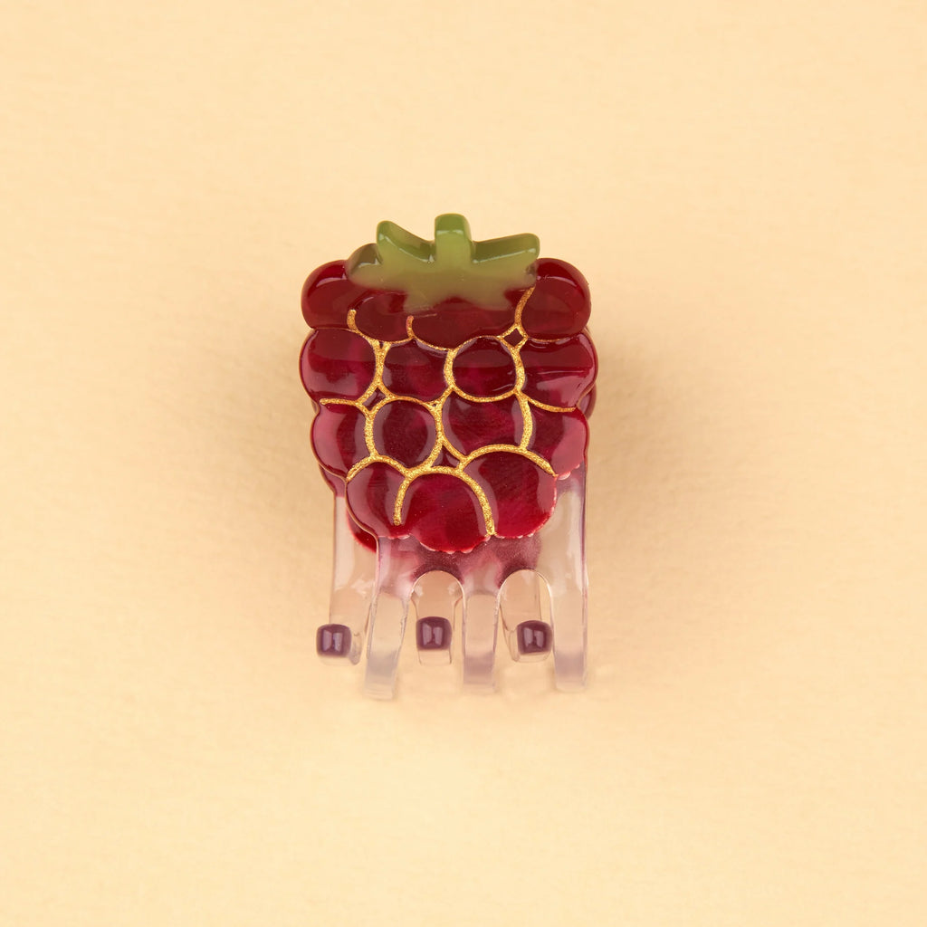 Raspberry Red Mini Hair Claw