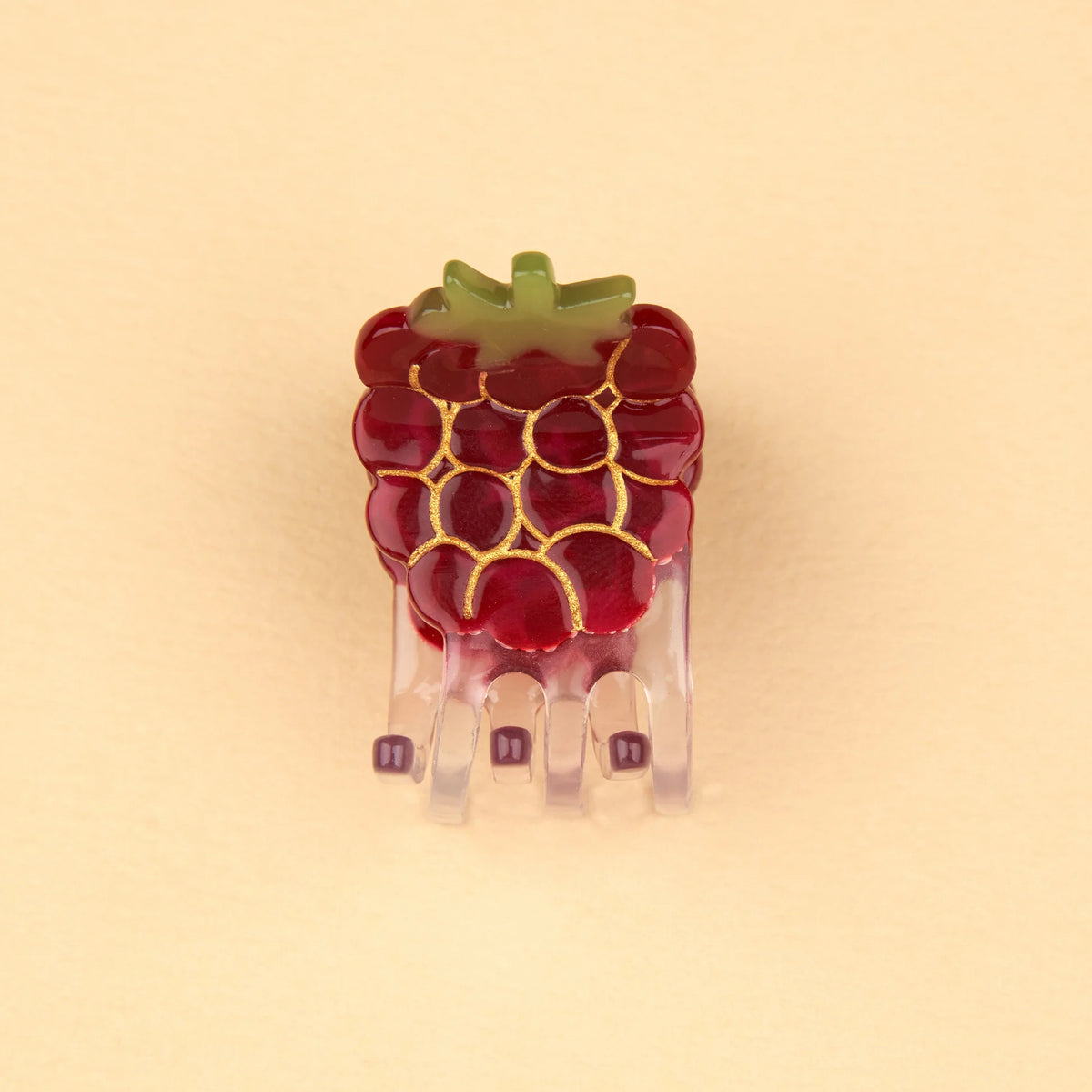 Raspberry Red Mini Hair Claw