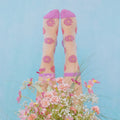 Sheer Cosmos Socks