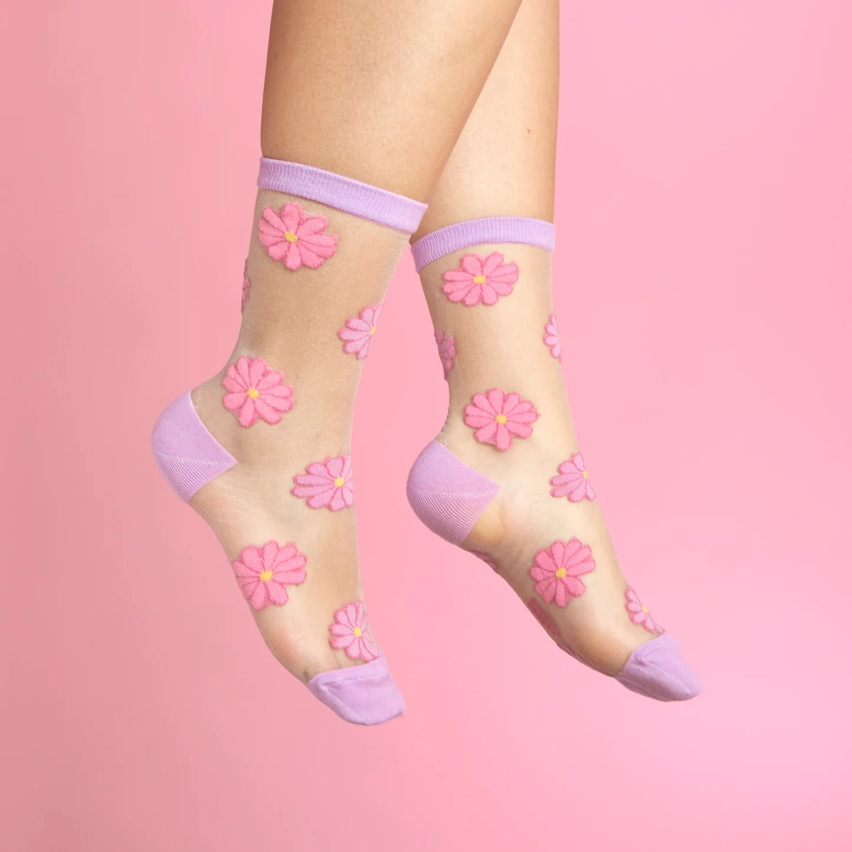 Sheer Cosmos Socks