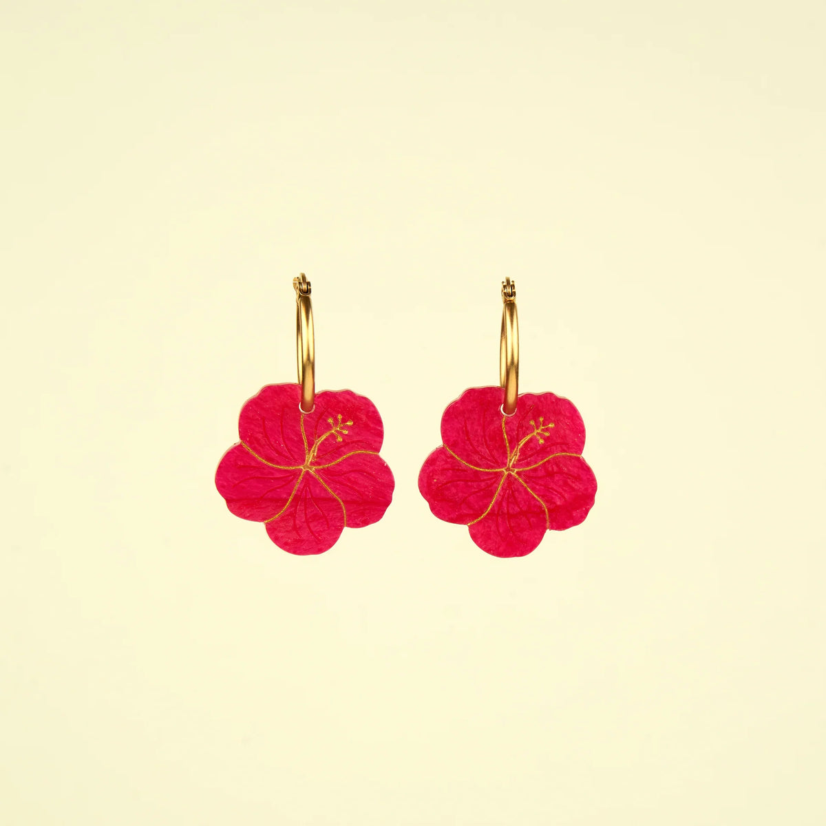 Hibiscus Earrings