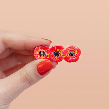 Poppy Hair Clip