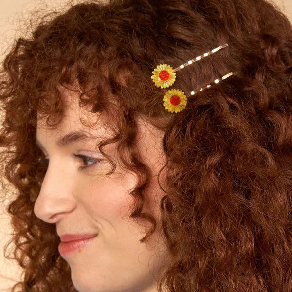 Sunflower Duo Hair Clip